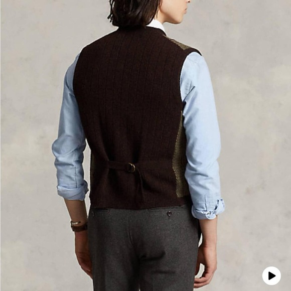 Ralph Lauren Men’s Brown & Green Jumper - Picture 4 of 4